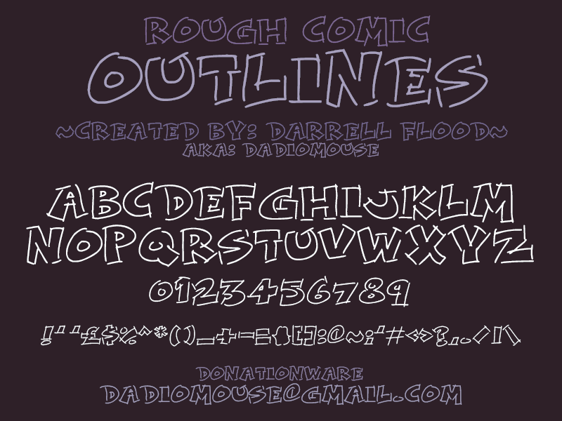 Rough Comic Outlines